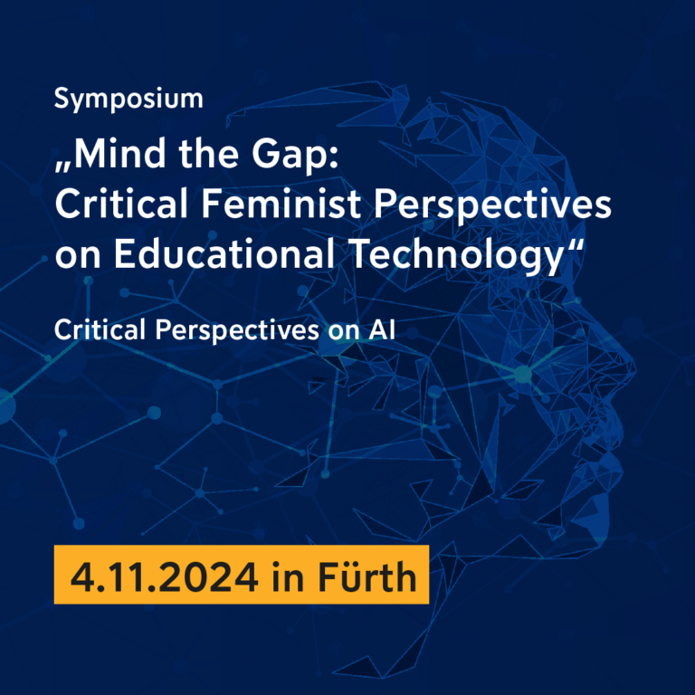 Symposium “Mind the Gap: Critical Feminist Perspectives on Educational Technology” – 4th November 2024